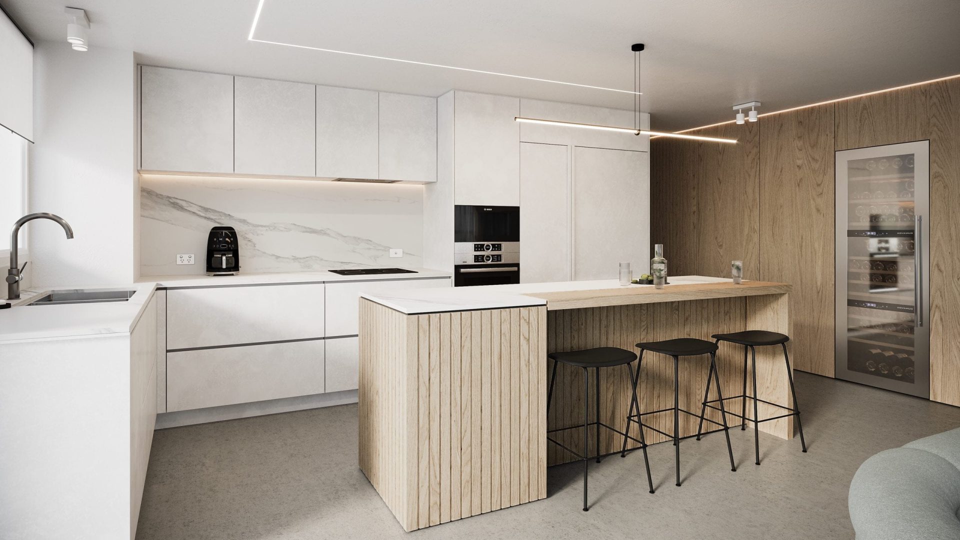 3D Rendering Services Kitchen project photo 2